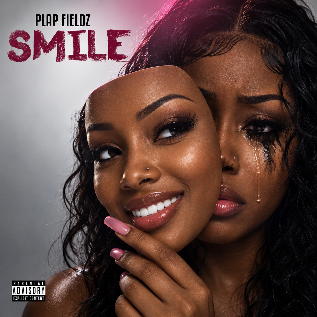 Plap Fieldz - SMILE official re-release artwork