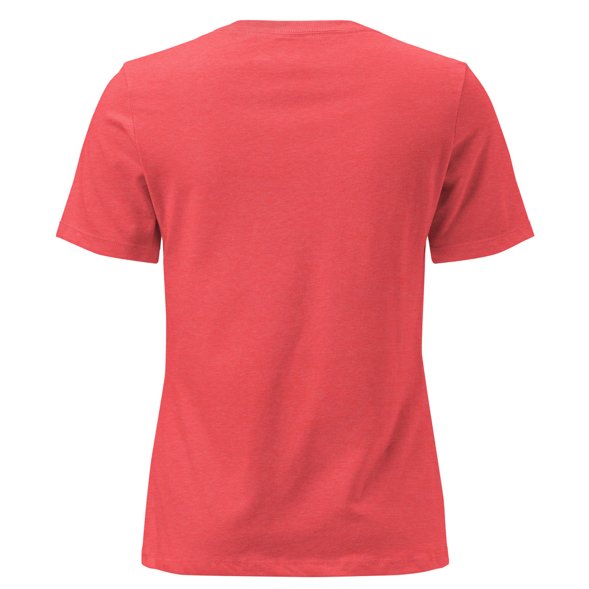 Plap Queen Relaxed T-Shirt in red, back view