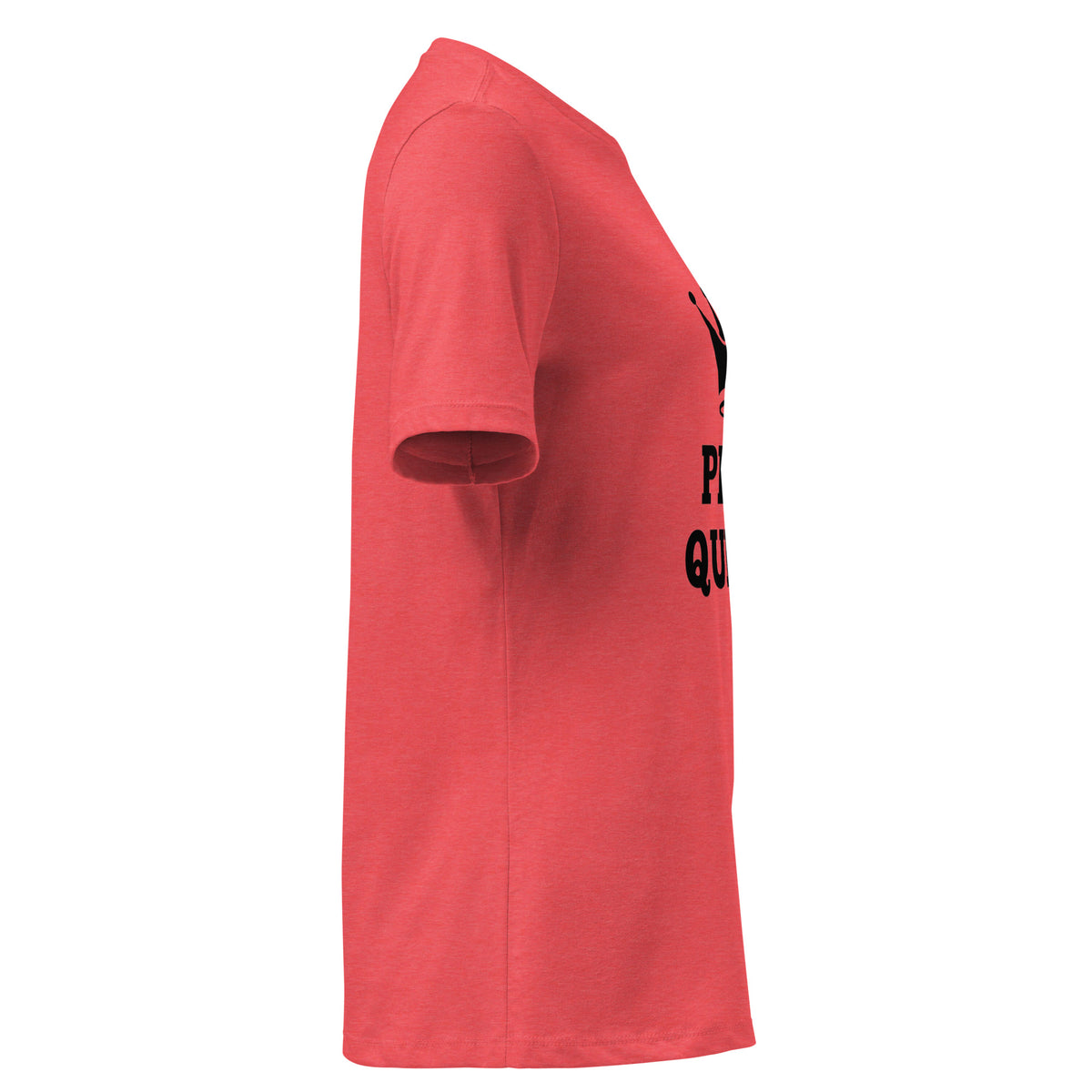 Plap Queen Relaxed T-Shirt in red, right view