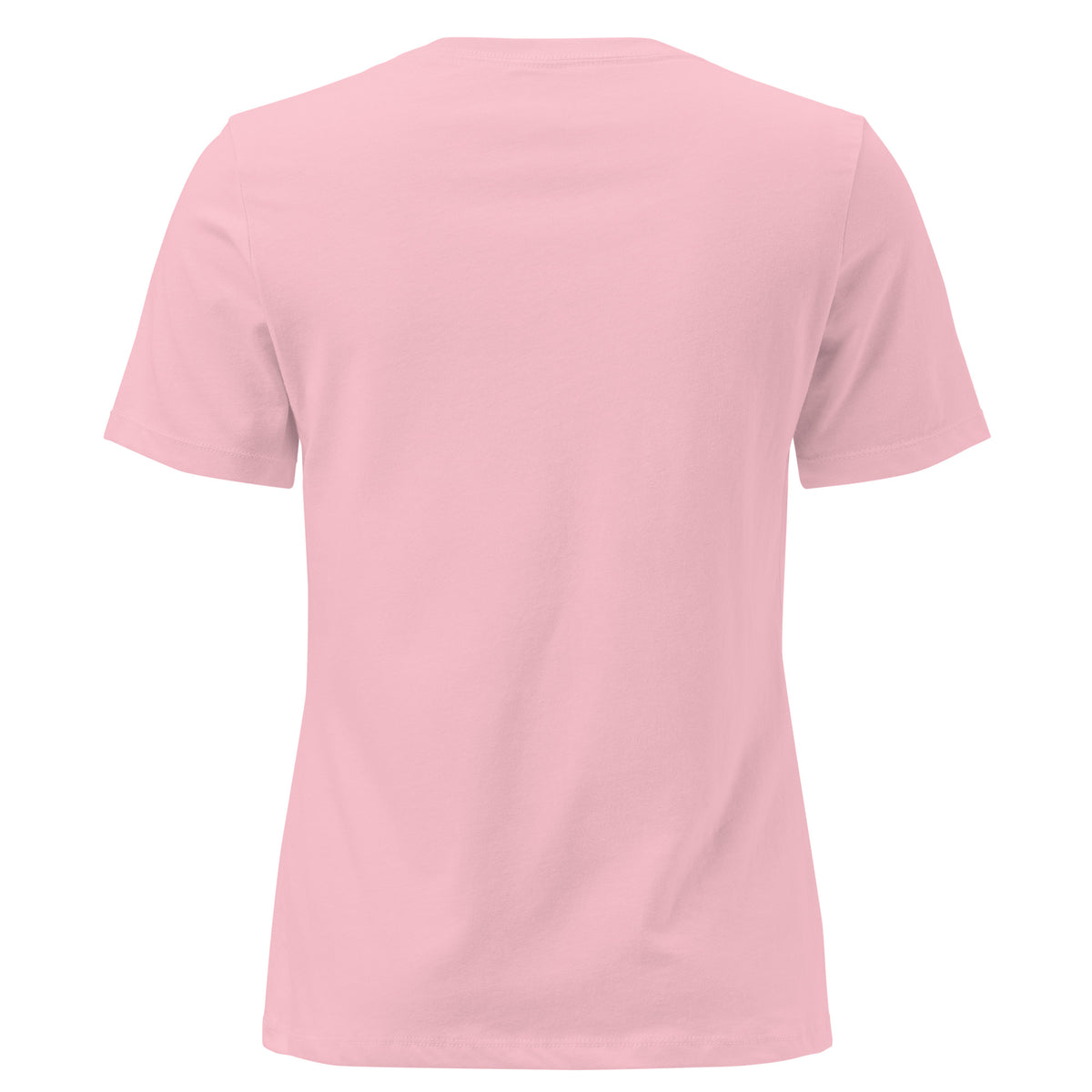 Plap Queen Relaxed T-Shirt in pink, back view