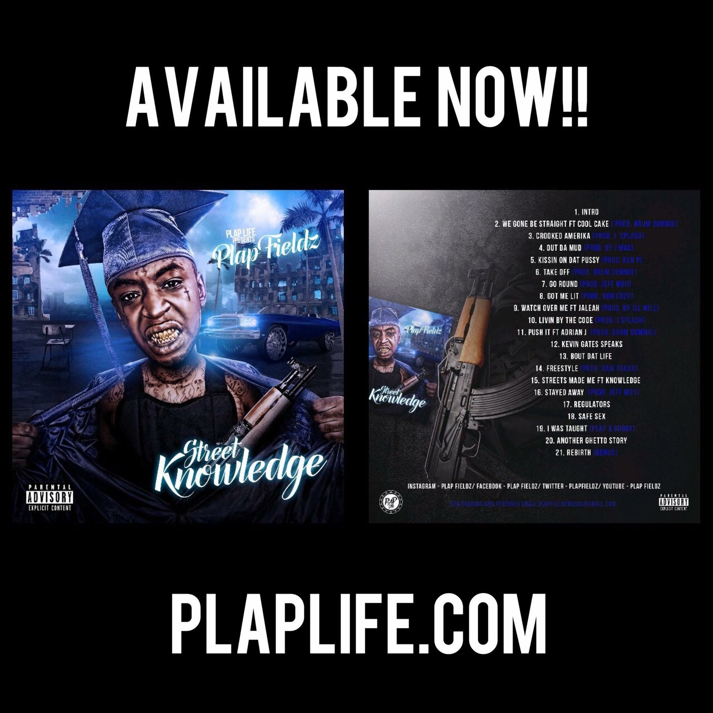 Plap Fieldz - Street Knowledge Mixtape (Instant Download)