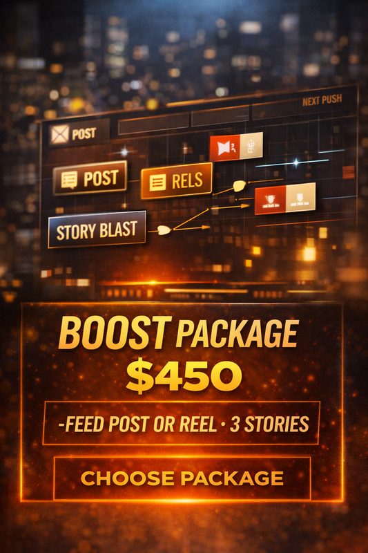 BOOST PACKAGE — $450